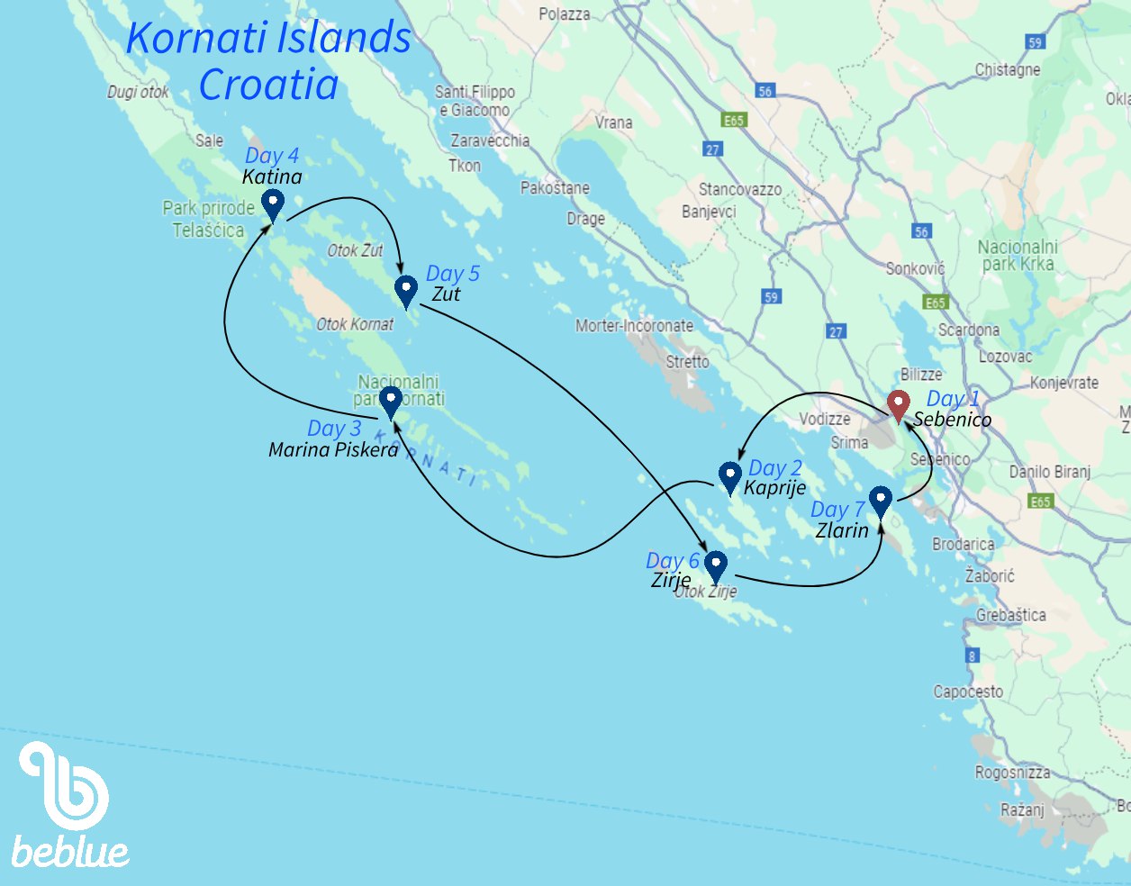 Kornati Islands from Šibenik - ID 549